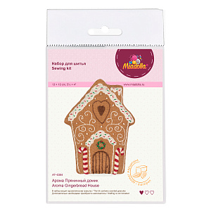 набор для шитья мягкая игрушка - арома пряничный домик (марципан) at-0384 /miadolla
