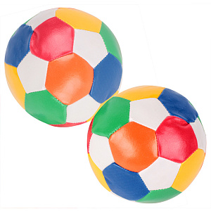 мячики мягкие в наборе 2шт d=10см, цветные, в сетке, sr-t-2068 /darvish