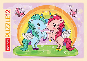 пазлы в рамке единорожки 300*200 12п34_19505 /hatber