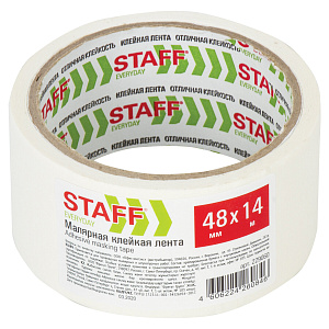 креп лента (малярная) 48мм*14м 229060 /staff