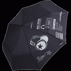 зонт-автомат подростковый music on купол 108*94см, высота 60см, вес 330г, 9022305/devente