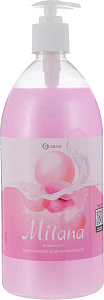 крем-мыло 1л milana с дозатором fruit bubbles 125312 /grass