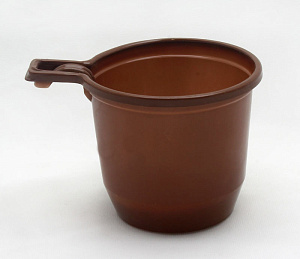 чашка кофейная  200мл коричневая