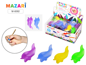 ручки-самоучки-тренажеры для обучения письму, насадка-рыбка,  2шт,  м-6092 /mazari