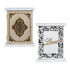 ключница закрытая 20*27,5*6,5см, мдф 510-165 /ladecor