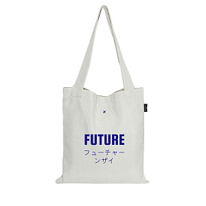 сумка-шоппер  future is now 33*40см. белая, хлопок lxspct-fn  /lorex