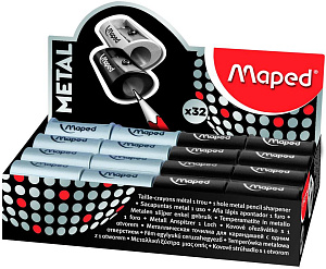 точилка металлическая  satelite 534019 /maped