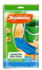 тряпка для мытья пола 50*60см, микрофибра 280г/м2, 06005-60 /хозяюшка изображение тряпка для мытья пола 50*60см, микрофибра 280г/м2, 06005-60 /хозяюшка