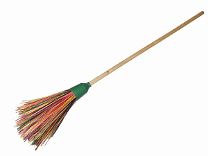 метла чистюля большая на березовом черенке 110см (стандарт)