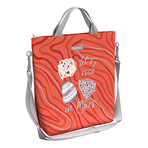 сумка-шоппер на молнии, martian girl, 14л 57153 /ек