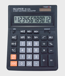 калькулятор lamark sк-444l (153*200мм) 12 разрядов, двойное питание