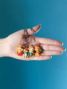 брелок новогодний тигренок 3,5см ассорти ну-5288 /miland изображение брелок новогодний тигренок 3,5см ассорти ну-5288 /miland