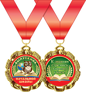 медаль метал. выпускник начальной школы 58.53.292 /хорошо изображение медаль метал. выпускник начальной школы 58.53.292 /хорошо