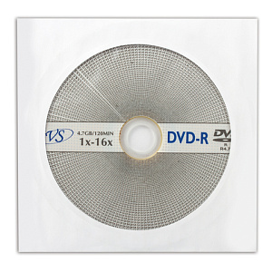 диск dvd-r  4.7gb 16x vs конверт