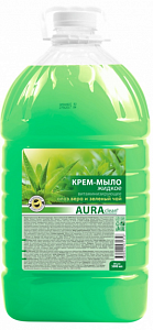 мыло-крем жидкое 5л витаминизир. зеленый чай и алоэ вера (увл.) /shalet