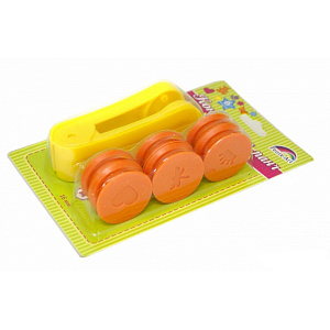 конгревный панч (оставляет оттиск) фигурный + 6 сменных насадок сердце,корона,цветок,бант,стрекоза,бабочка 16мм 37213/30 /фен