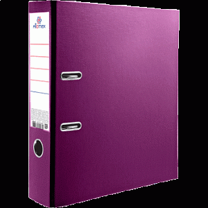 орднер 75мм р pvc. метал.окантовка, торцкарман, фиолетовый пастель 3093010 /devente