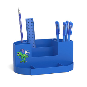 набор настольный виктория dino planet синий, 6 предметов 57961 /ek изображение набор настольный виктория dino planet синий, 6 предметов 57961 /ek